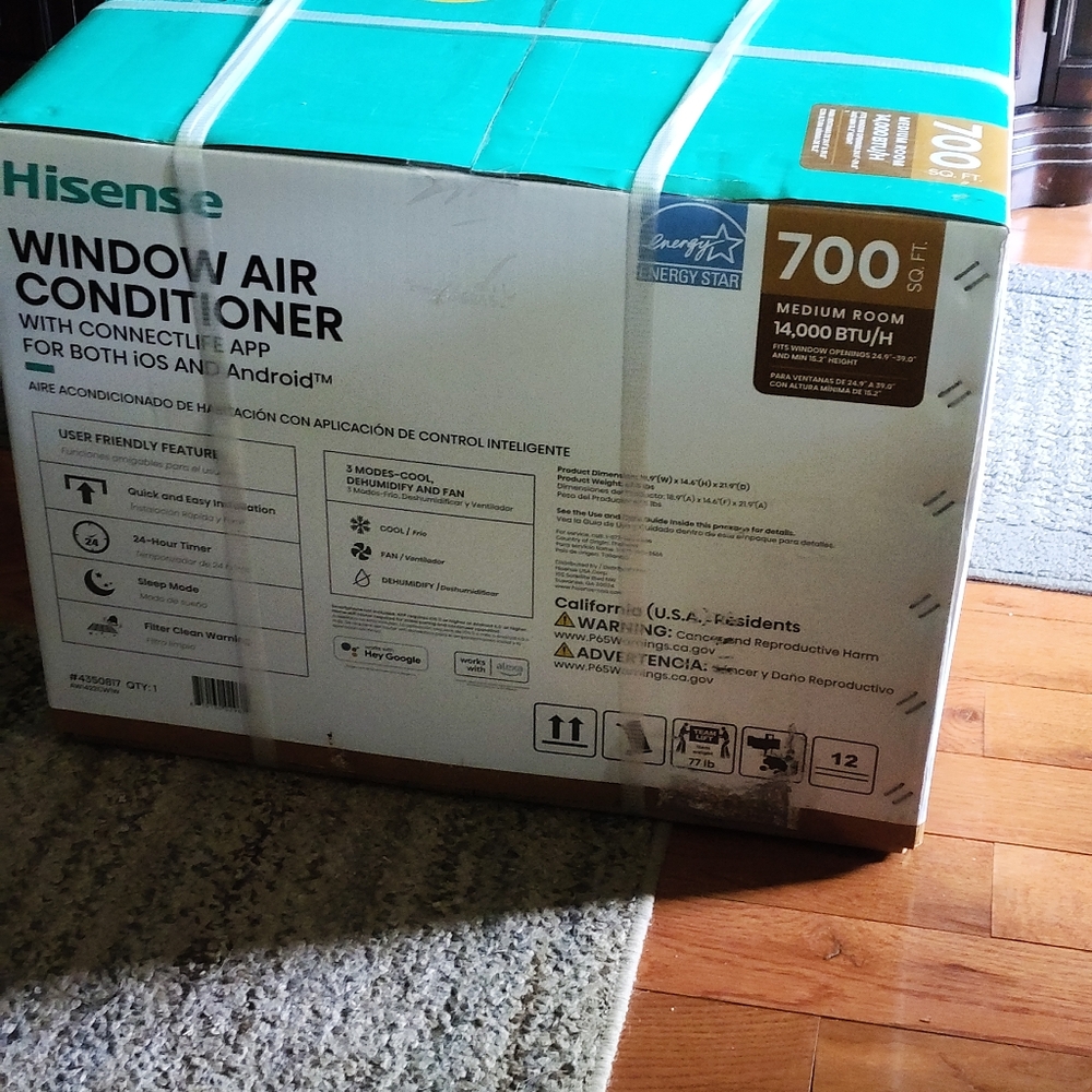 Window AC unit w/ios+ Android